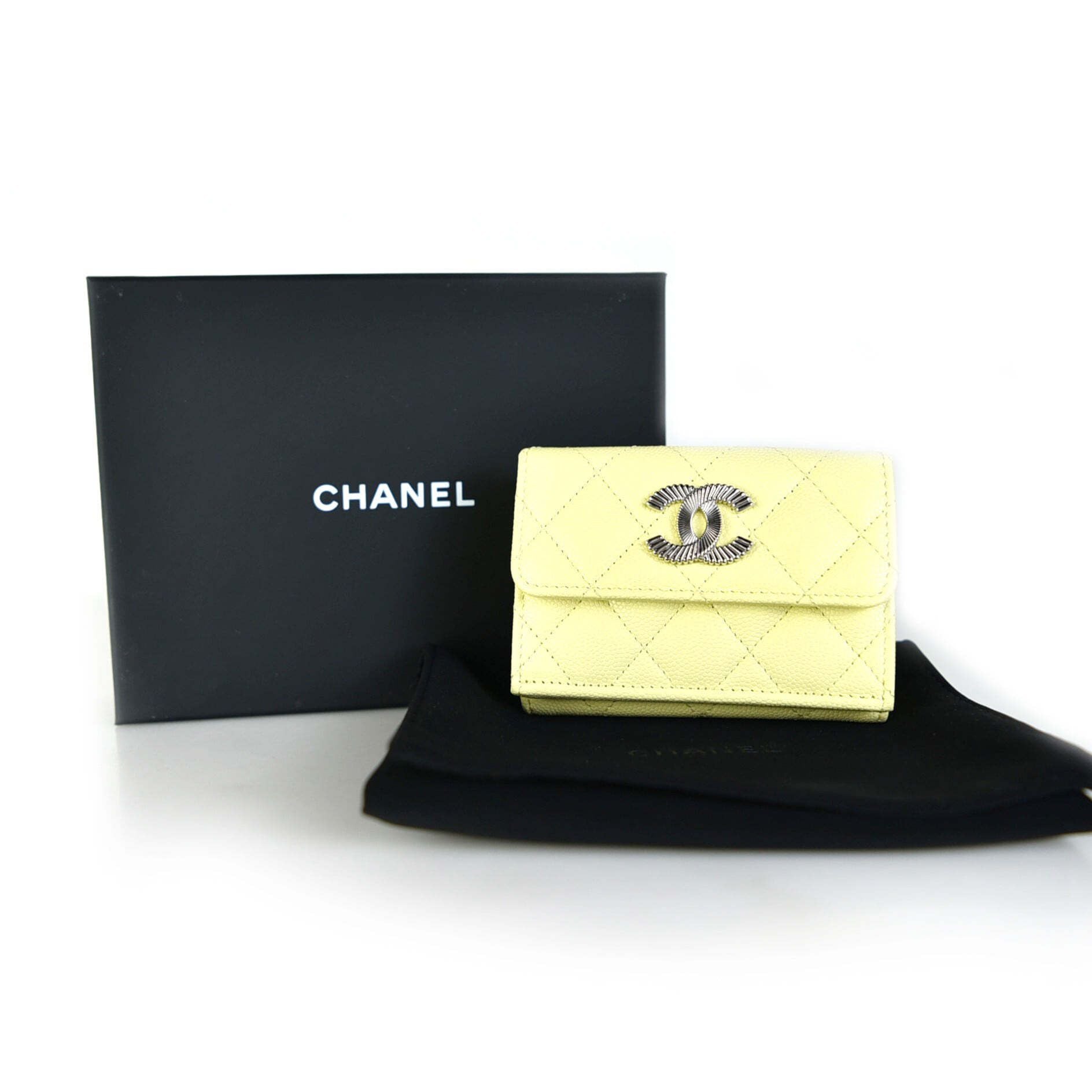 Chanel Mini Wallet – Caviar Leather – Black