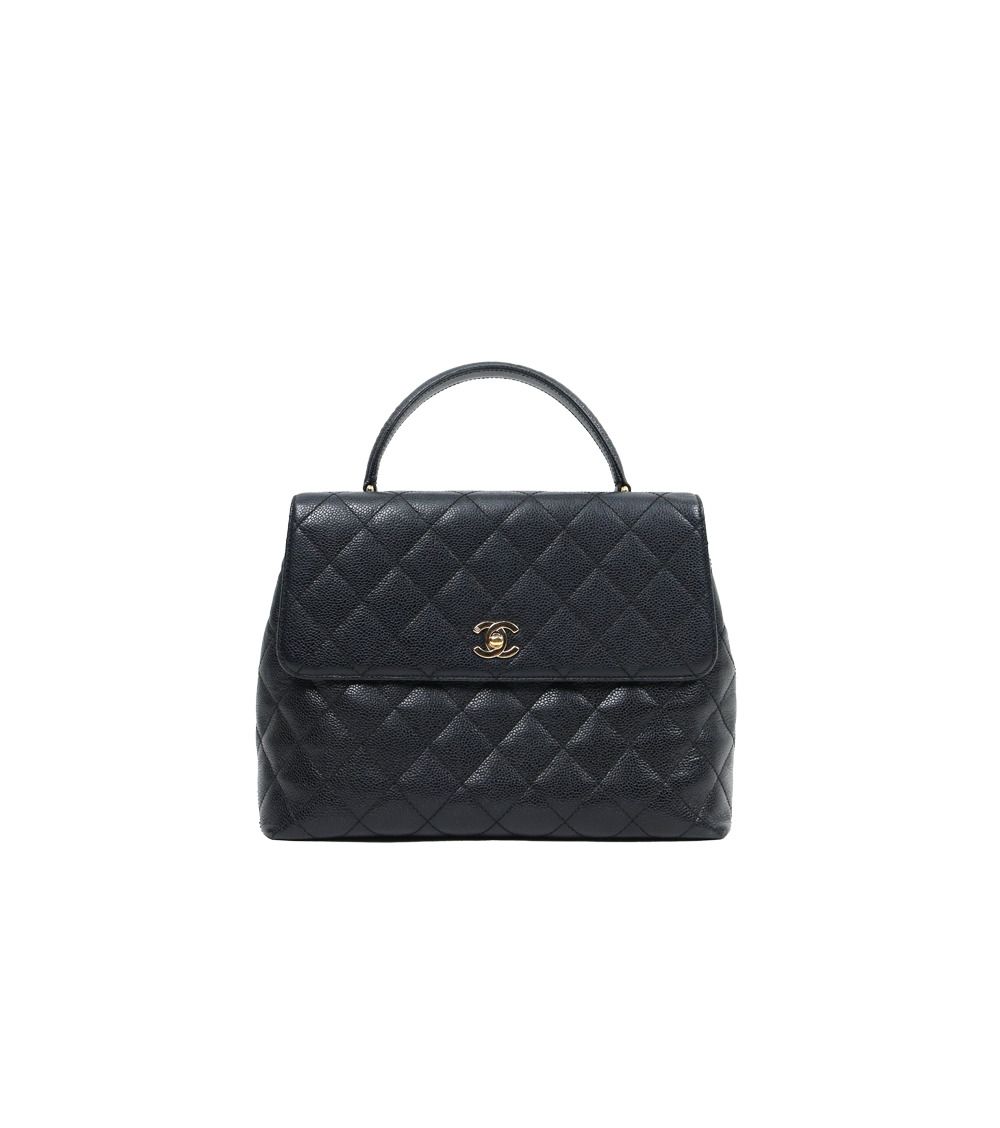 Chanel Coco Handle – Caviar Leather – Black – Gold Hardware