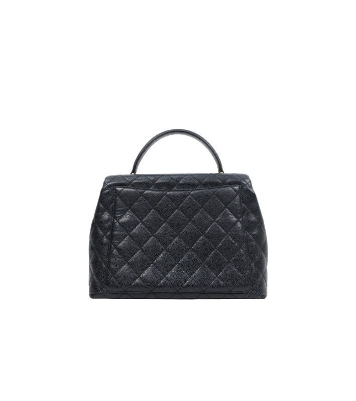 Chanel Coco Handle – Caviar Leather – Black – Gold Hardware