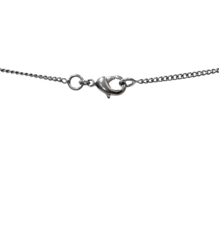 Black CC Silver Necklace 53995