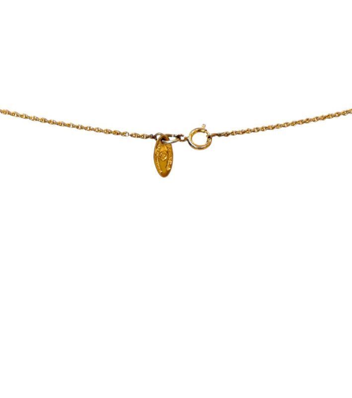 Round CC Gold Necklace 57283